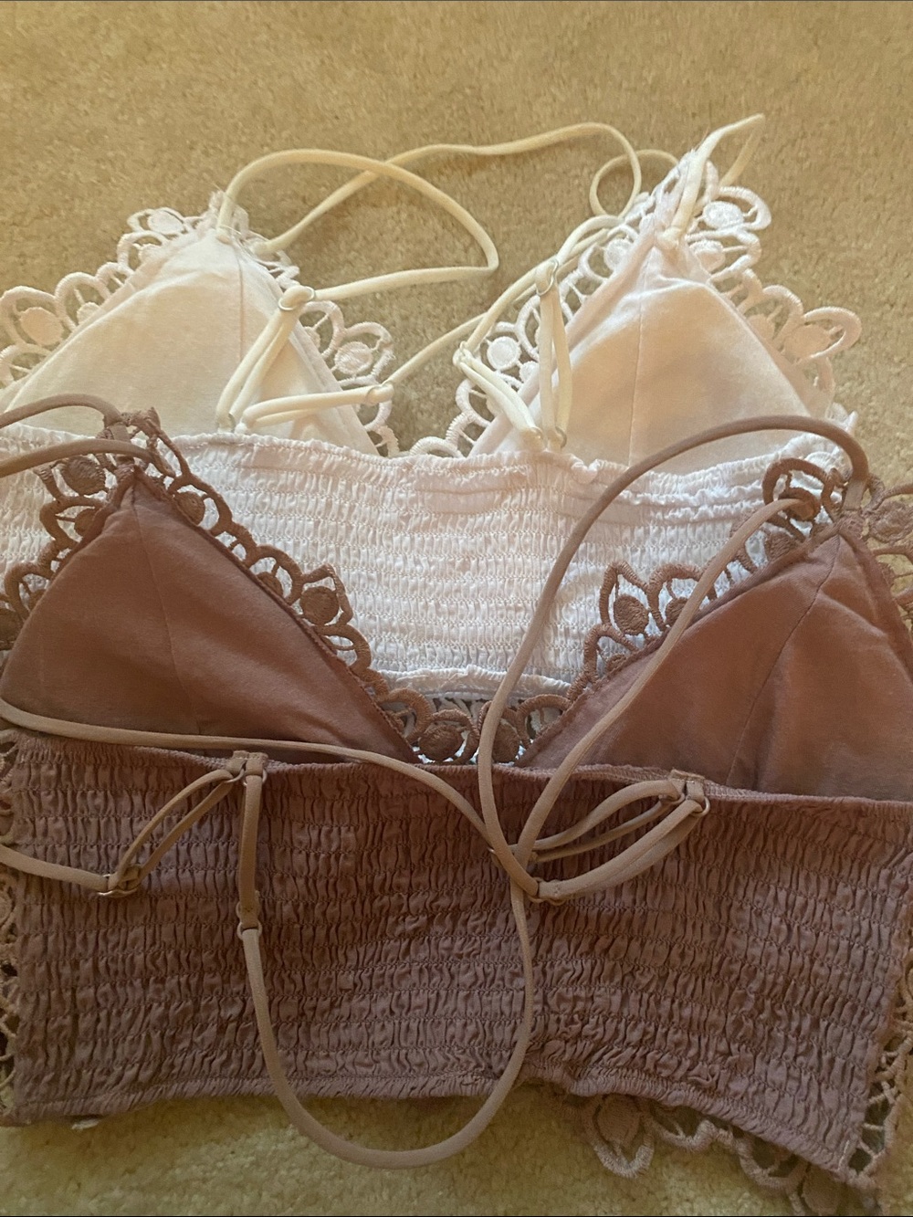 Rue 21 2 bralettes. Lacy brown one NWT - Picture 6 of 7
